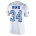 Odoa B.Bills #34 Thurman Thomas Player White Rivalries Collection Vapor Limited Stitched Jerseys