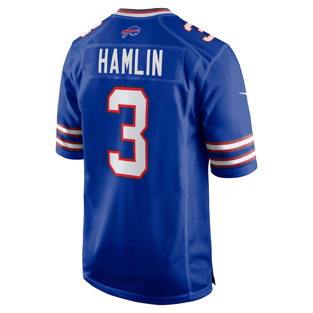 Odoa B.Bills #3 Damar Hamlin Player Royal Home Game Stitched Jerseys