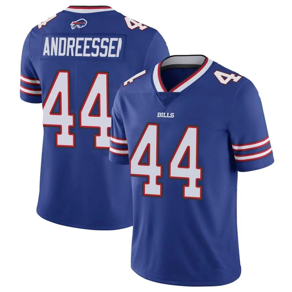 Odoa B.Bills #44 Joe Andreessen Player Royal Vapor Untouchable Limited Stitched Jerseys