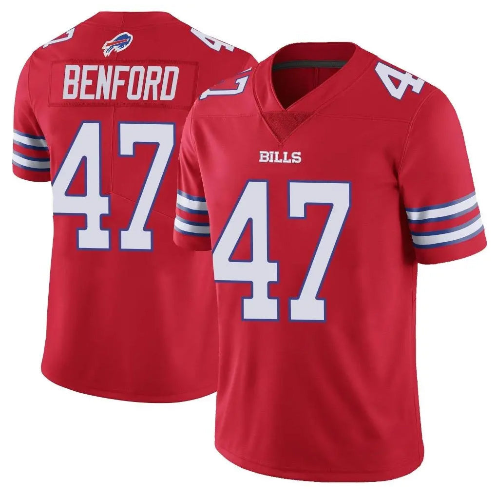 Odoa B.Bills #47 Christian Benford Player Red Vapor Untouchable Limited Stitched Jerseys