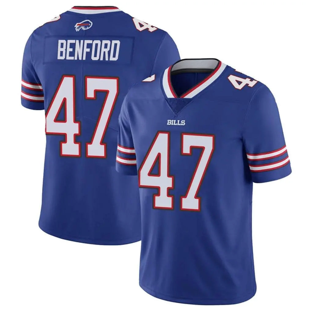 Odoa B.Bills #47 Christian Benford Player Royal Vapor Untouchable Limited Stitched Jerseys