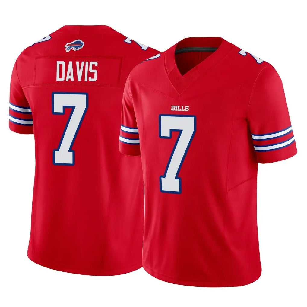 Odoa B.Bills #7 Ray Davis Player Red Vapor F.U.S.E. Limited Stitched Jerseys