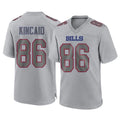 Odoa B.Bills #86 Dalton Kincaid Player Gray Fashion Home Game Stitched Jerseys