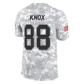 Odoa B.Bills #88 Dawson Knox Player Arctic Camo Salute to Service Limited Stitched Jerseys