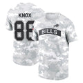 Odoa B.Bills #88 Dawson Knox Player Arctic Camo Salute to Service T-Shirt Hoodies Stitched Jerseys