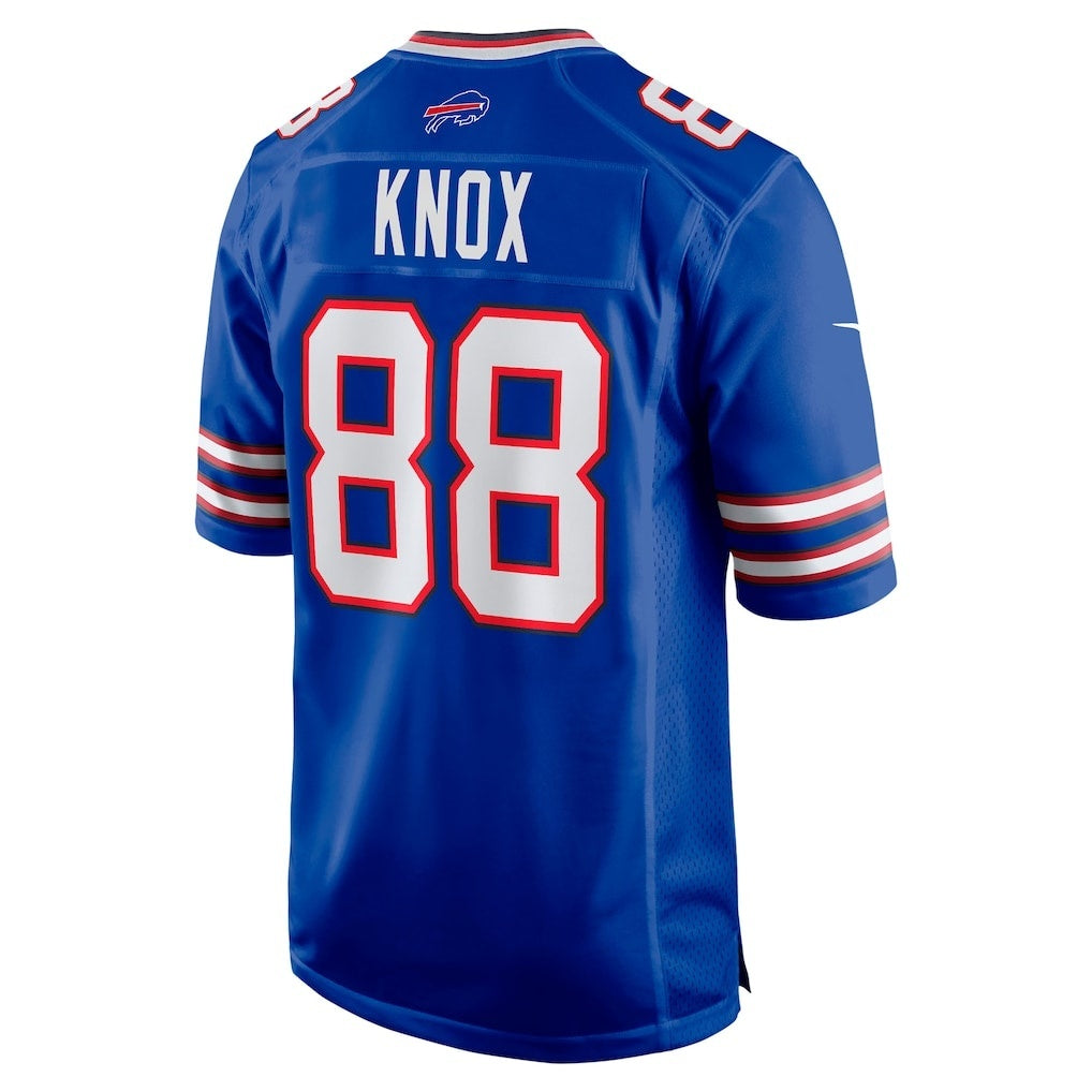 Odoa B.Bills #88 Dawson Knox Royal Game Stitched Jerseys