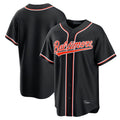 Odoa B.Orioles Black Out Fashion Home Game Blank Player Stitched Jerseys