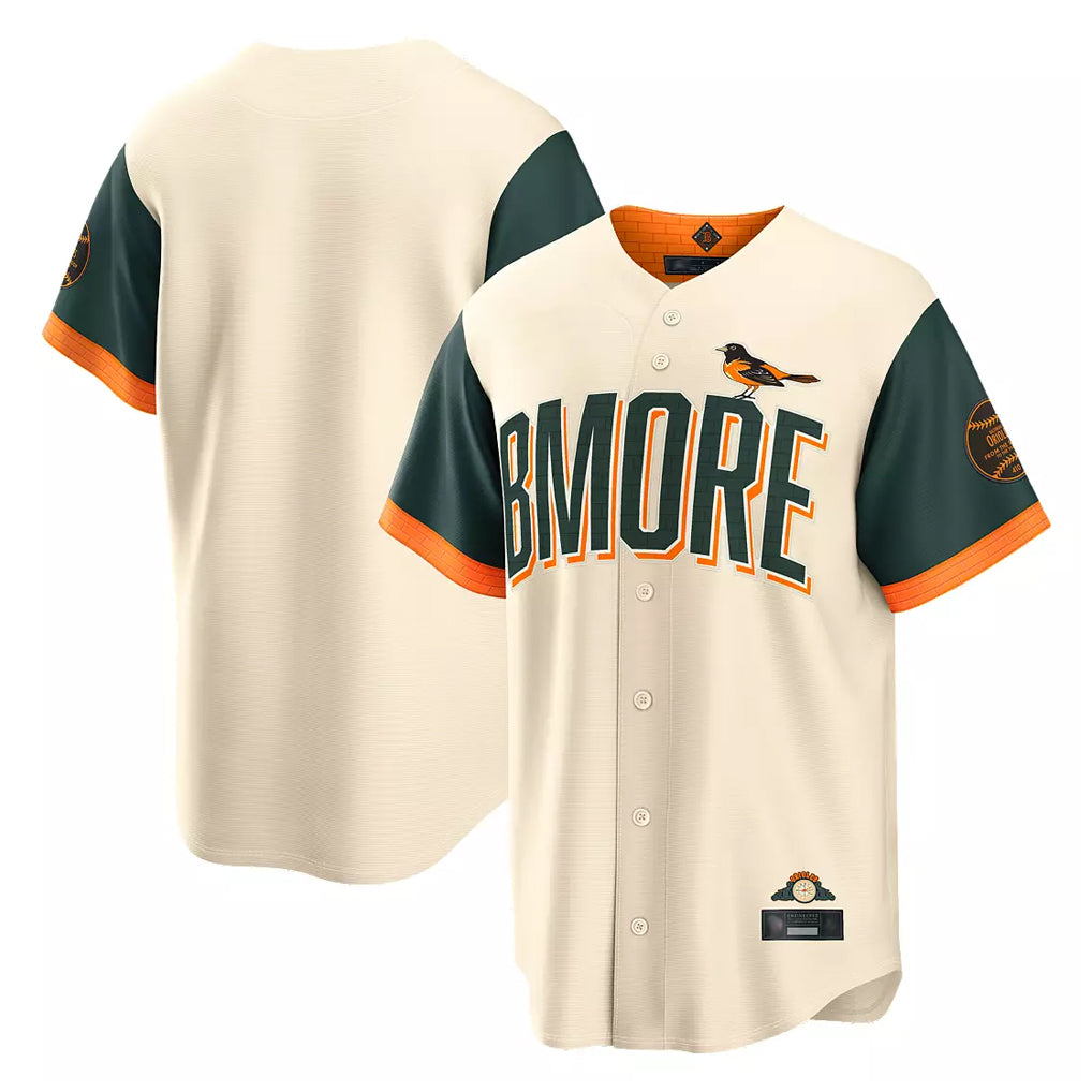 Odoa B.Orioles Cream 2026 City Connect Home Blank Player Stitched Jerseys