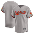Odoa B.Orioles Gray Limited Home Game Blank Player Stitched Jerseys