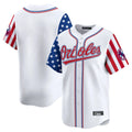 Odoa B.Orioles White Independence Day Vapor Premier Home Game Blank Player Stitched Jerseys