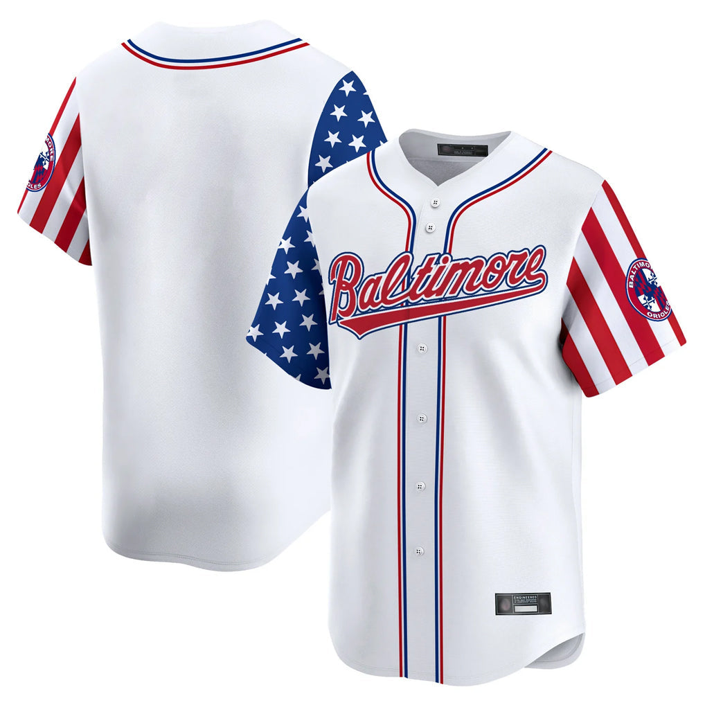 Odoa B.Orioles White Independence Day Vapor Premier Limited Home Game Blank Player Stitched Jerseys
