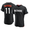 Odoa B.Orioles #11 Jordan Westburg Player Black City Connect Limited Elite Home Game Stitched Jerseys