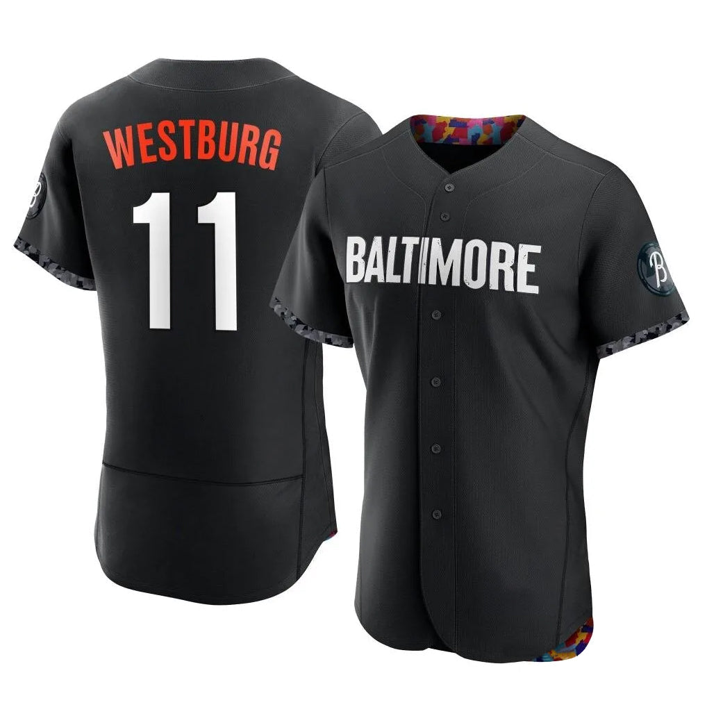 Odoa B.Orioles #11 Jordan Westburg Player Black City Connect Limited Elite Home Game Stitched Jerseys