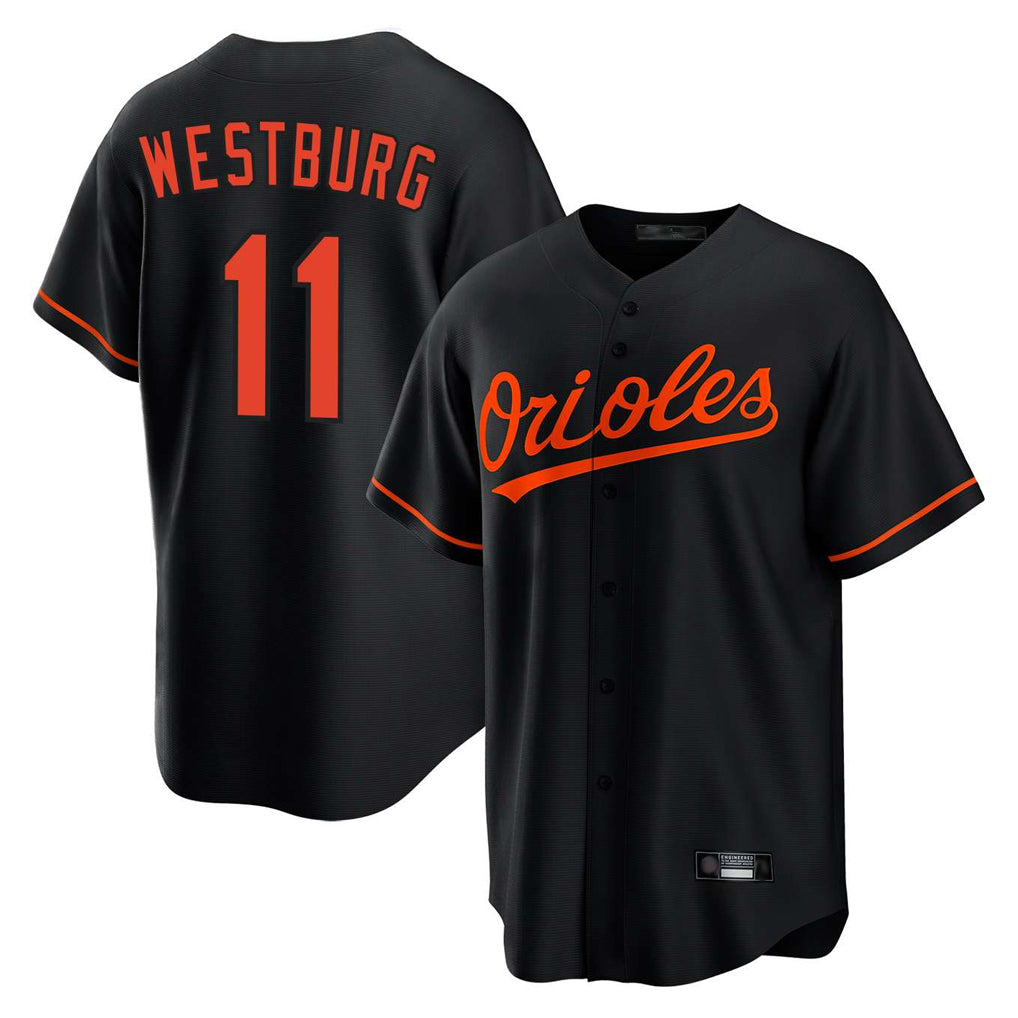 Odoa B.Orioles #11 Jordan Westburg Player Black Home Game Stitched Jerseys