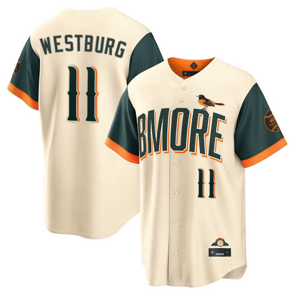 Odoa B.Orioles #11 Jordan Westburg Player Cream 2026 City Connect Home Game Stitched Jerseys