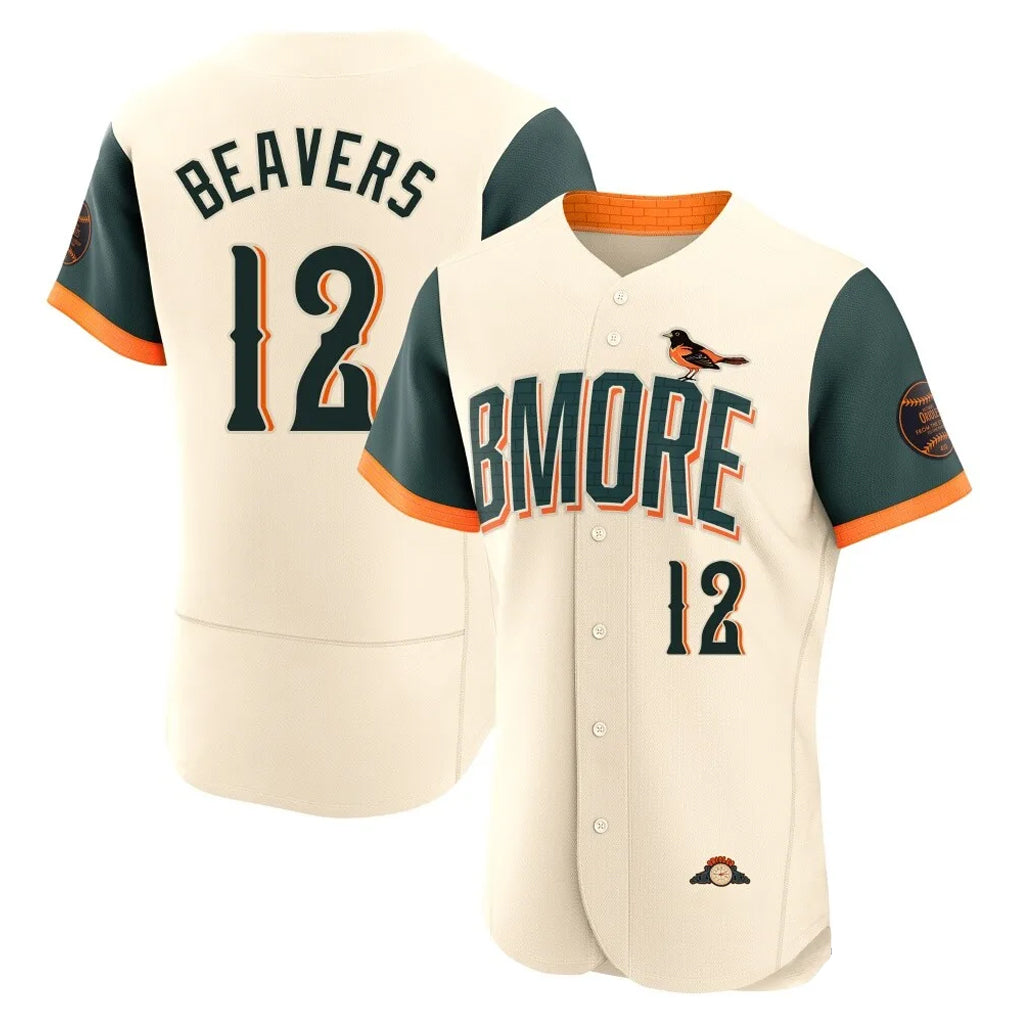 Odoa B.Orioles #12 Dylan Beavers Player Cream 2026 City Connect Limited Elite Home Game Stitched Jerseys