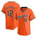 Odoa B.Orioles #12 Dylan Beavers Player Orange T-shirt Limited Home Game Stitched Jerseys