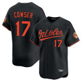 Odoa B.Orioles #17 Colton Cowser Player Black Limited Home Game Stitched Jerseys
