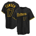 Odoa B.Orioles #17 Colton Cowser Player Black Snake Skin City Home Game Stitched Jerseys
