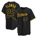 Odoa B.Orioles #25 Pete Alonso Player Black Snake Skin City Home Game Stitched Jerseys