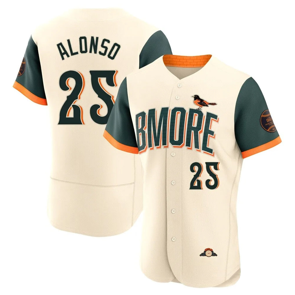 Odoa B.Orioles #25 Pete Alonso Player Cream 2026 City Connect Limited Elite Home Game Stitched Jerseys