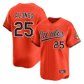 Odoa B.Orioles #25 Pete Alonso Player Orange Limited Home Game Stitched Jerseys