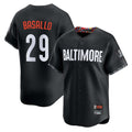 Odoa B.Orioles #29 Samuel Basallo Player Black City Connect Limited Home Game Stitched Jerseys