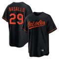 Odoa B.Orioles #29 Samuel Basallo Player Black Home Game Stitched Jerseys