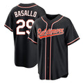 Odoa B.Orioles #29 Samuel Basallo Player Black Out Home Game Stitched Jerseys