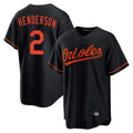 Odoa B.Orioles #2 Gunnar Henderson Player Black Home Game Stitched Jerseys