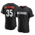Odoa B.Orioles #35 Adley Rutschman Player Black City Connect Limited Elite Home Game Stitched Jerseys