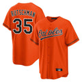 Odoa B.Orioles #35 Adley Rutschman Player Orange Home Game Stitched Jerseys