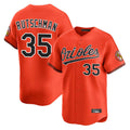 Odoa B.Orioles #35 Adley Rutschman Orange Limited Home Game Stitched Jerseys