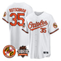 Odoa B.Orioles #35 Adley Rutschman White 30th Anniversary of 2131 Home Game Stitched Jerseys