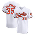 Odoa B.Orioles #35 Adley Rutschman Player White Limited Elite Home Game Stitched Jerseys