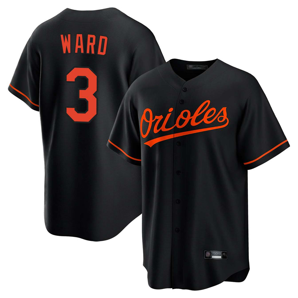 Odoa B.Orioles #3 Taylor Ward Player Black Home Game Stitched Jerseys