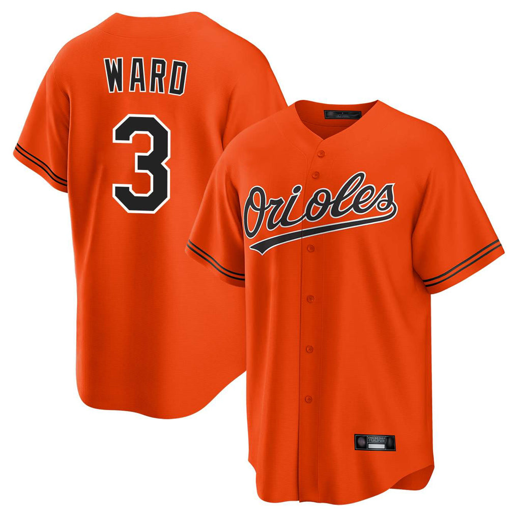 Odoa B.Orioles #3 Taylor Ward Player Orange Home Game Stitched Jerseys