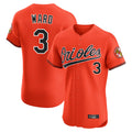 Odoa B.Orioles #3 Taylor Ward Player Orange Limited Elite Home Game Stitched Jerseys