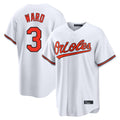Odoa B.Orioles #3 Taylor Ward Player White Home Game Stitched Jerseys