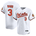 Odoa B.Orioles #3 Taylor Ward Player White Limited Home Game Stitched Jerseys