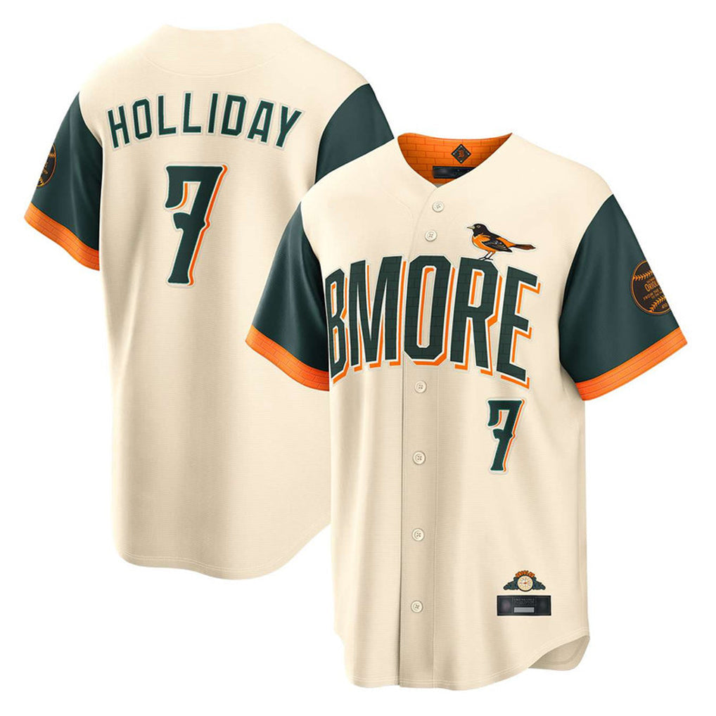 Odoa B.Orioles #7 Jackson Holliday Player Cream 2026 City Connect Home Game Stitched Jerseys