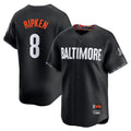 Odoa B.Orioles #8 Cal Ripken Player Black City Connect Limited Home Game Stitched Jerseys
