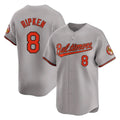 Odoa B.Orioles #8 Cal Ripken Player Gray Limited Home Game Stitched Jerseys