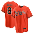 Odoa B.Orioles #8 Cal Ripken Player Orange Home Game Stitched Jerseys