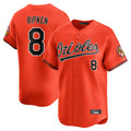 Odoa B.Orioles #8 Cal Ripken Player Orange Limited Home Game Stitched Jerseys
