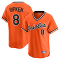 Odoa B.Orioles #8 Cal Ripken Player Orange T-shirt Limited Home Game Stitched Jerseys