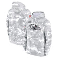 Odoa B.Ravens Player Military Hoodie Arctic Camo Salute To Service Stitched Jerseys