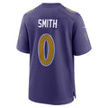 Odoa B.Ravens #0 Roquan Smith Purple Alternate Game Stitched Jerseys