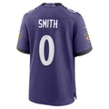 Odoa B.Ravens #0 Roquan Smith Purple Team Game Stitched Jerseys