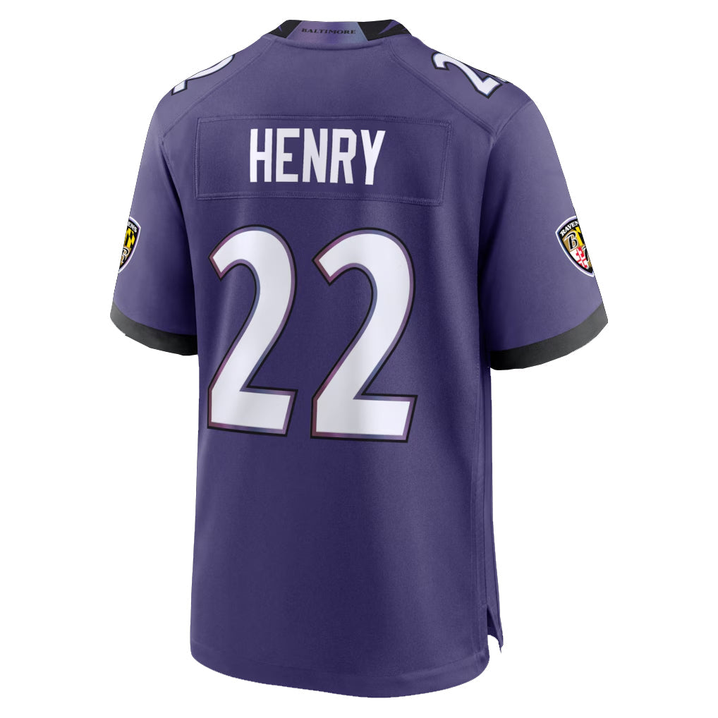 Odoa B.Ravens #22 Derrick Henry Player Purple Home Game Stitched Jerseys